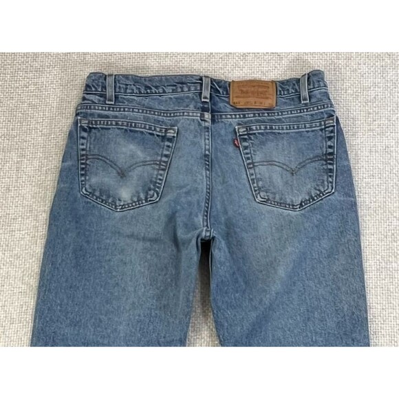 Vintage Levi's 512 Jeans Men's 36x30 (Actual 34x29) Slim Tapered Blue Denim USA - Picture 4 of 14